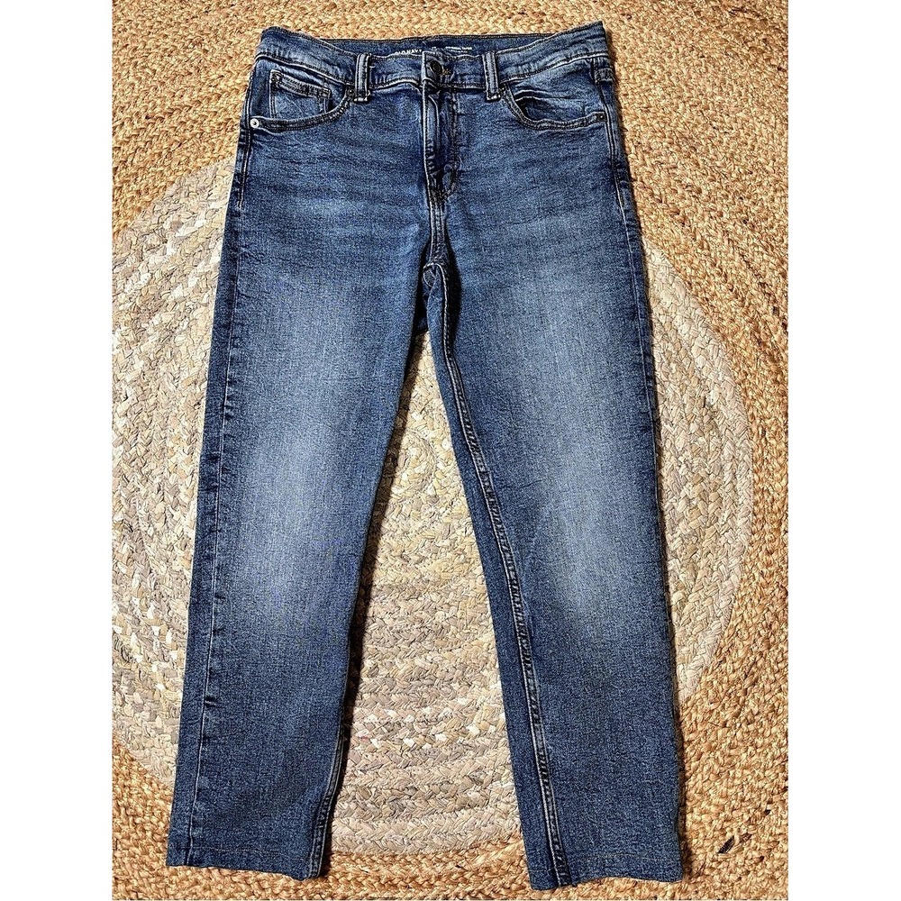 Old Navy Original Taper Jeans Blue Mid Rise Tapered Leg Denim Size 14 Plus